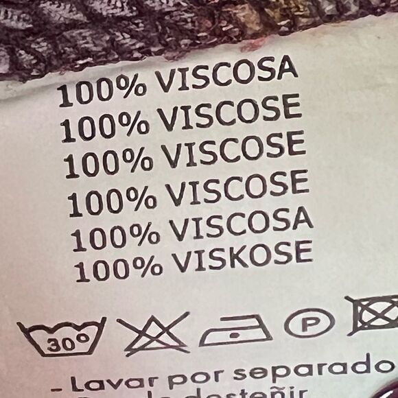 NATURA anthropology Womens Blouse print boho chic Long sleeve viscose S - Picture 14 of 16